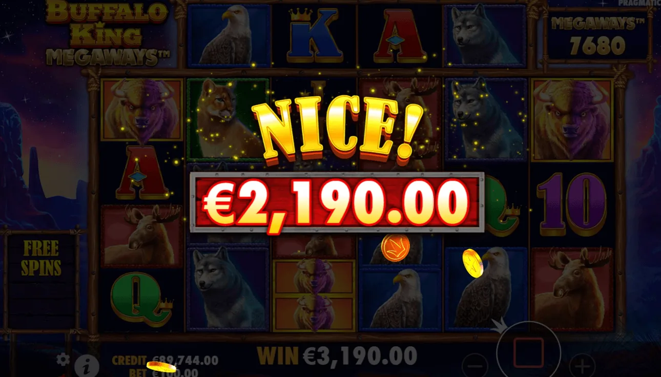 Buffalo King Megaways Screenshot 4 - real gameplay view